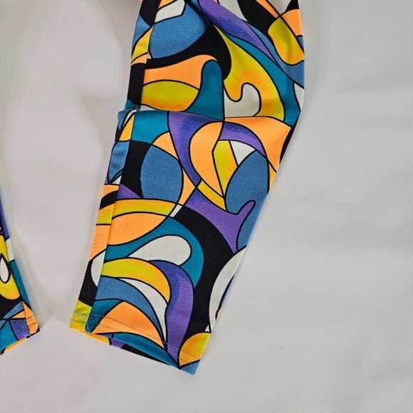 Pro Spirit Workout/Fitness/Running Tights Abstract SPANDEX Pants Womens - Picture 7 of 16